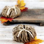 How to Make Twine Pumpkins