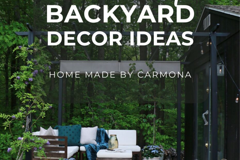 Backyard deck: free and cheap backyard decor ideas