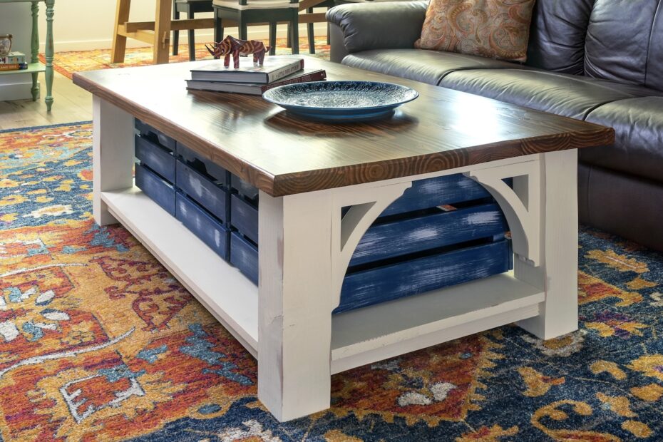 diy coffee table with storage