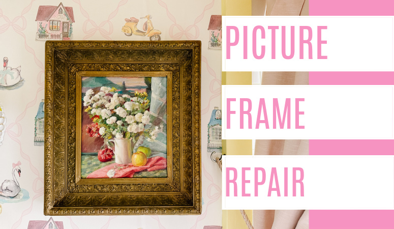 Picture Frame Repair - at home with Ashley