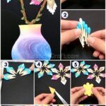 colorful-cotton-swab-flower-craft-for-home-decor-FS-Step-By-Step-kidsartncraft-2-768x1365